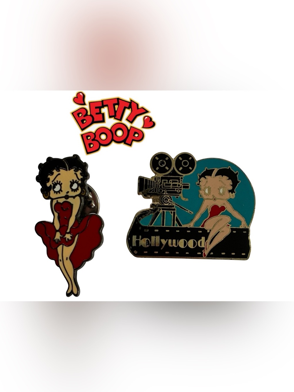 VINTAGE BETTY BOOP PINS BUNDLE KFS FLEISCHER STUDIOS